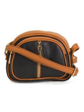 VALENTINA Made In Italy Leather Crossbody Bag